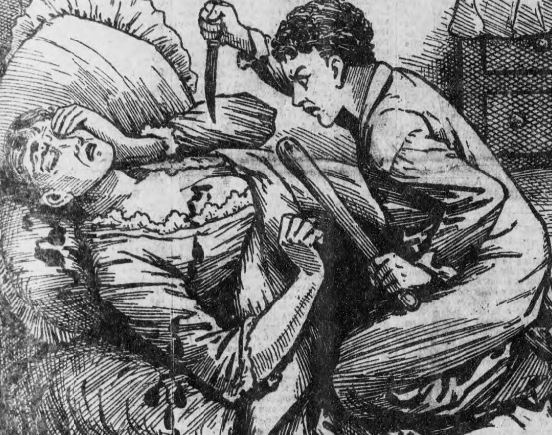 Illustrated Police News - Saturday 27 July 1895 - Reporting the murder of Emily Coombes by her 13 year old son, Robert.