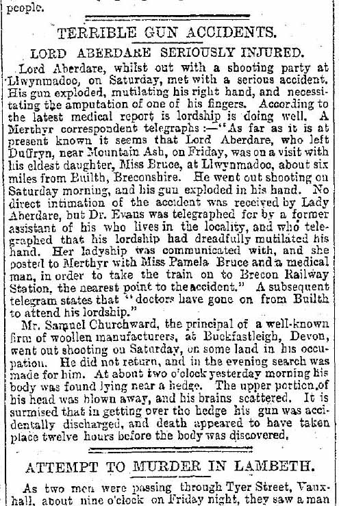 Churchward Shooting