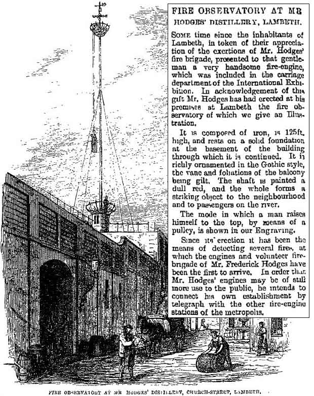 Hodges Fire Lookout in Lambeth